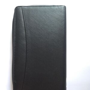 Filofax Black Personal Compact Zip With Cash Envelopes